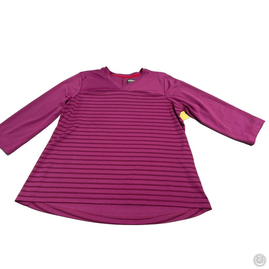 Top Long Sleeve By Cmc In Purple, Size: Xl
