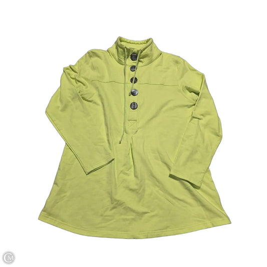 Top Long Sleeve By Lulu B In Green, Size: S