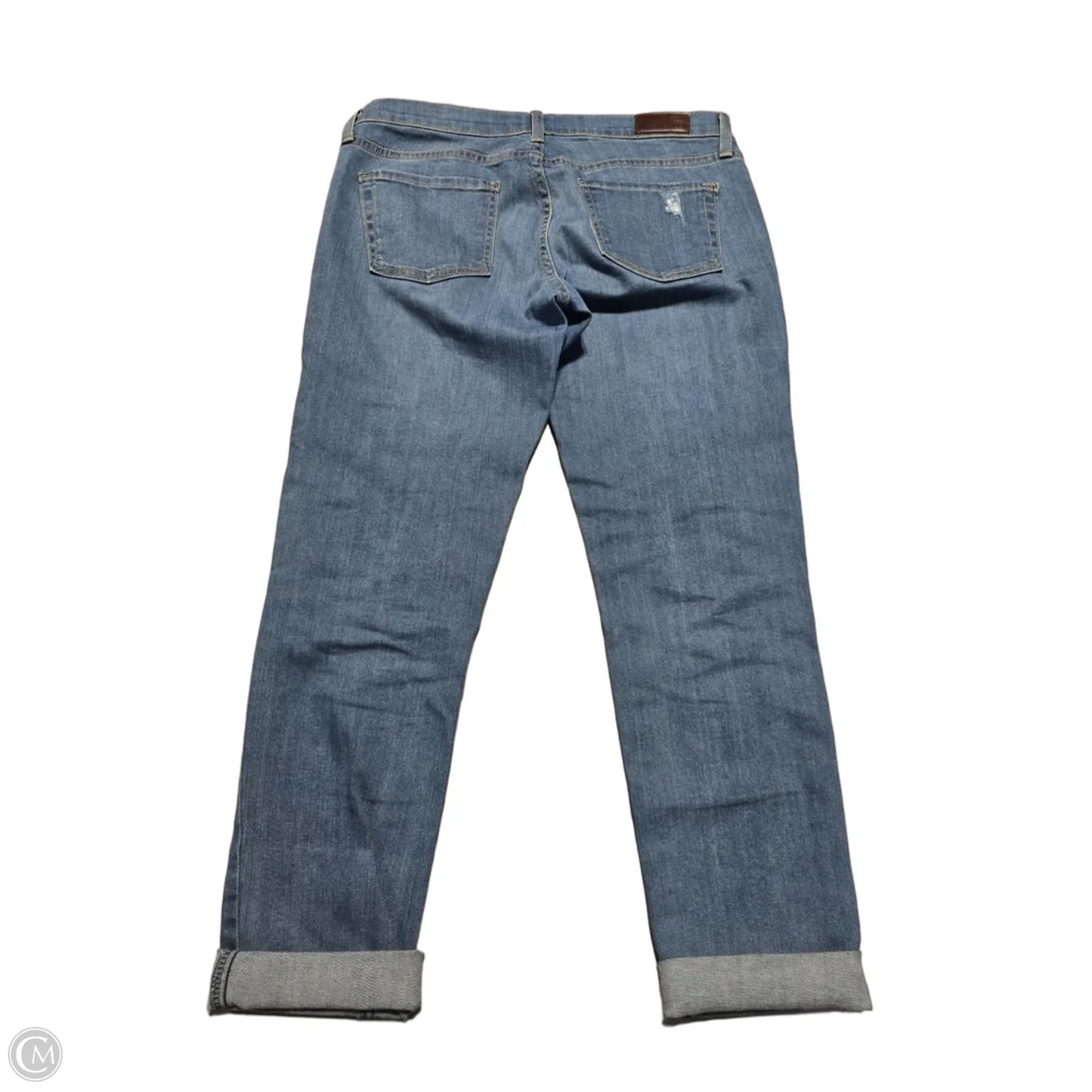 Jeans Cropped By Just Black In Blue Denim, Size: 2