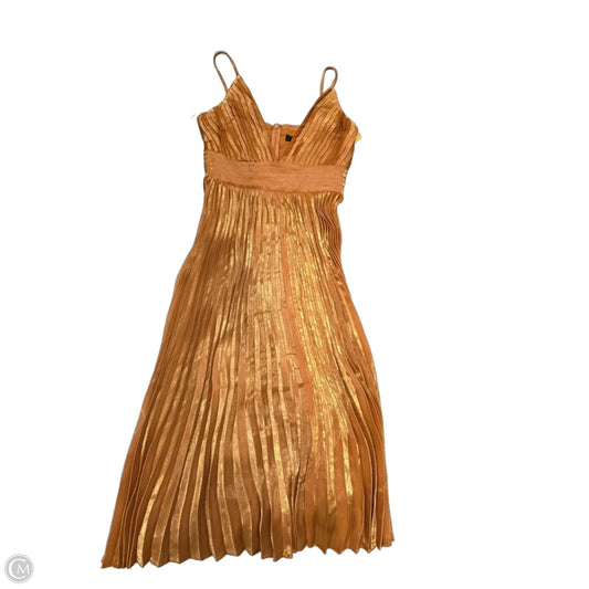 Dress Casual Midi By Lulus In Orange, Size: M