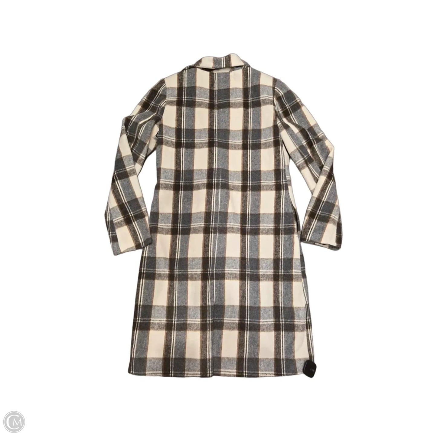 Jacket Other By Blu Pepper In Plaid Pattern, Size: S