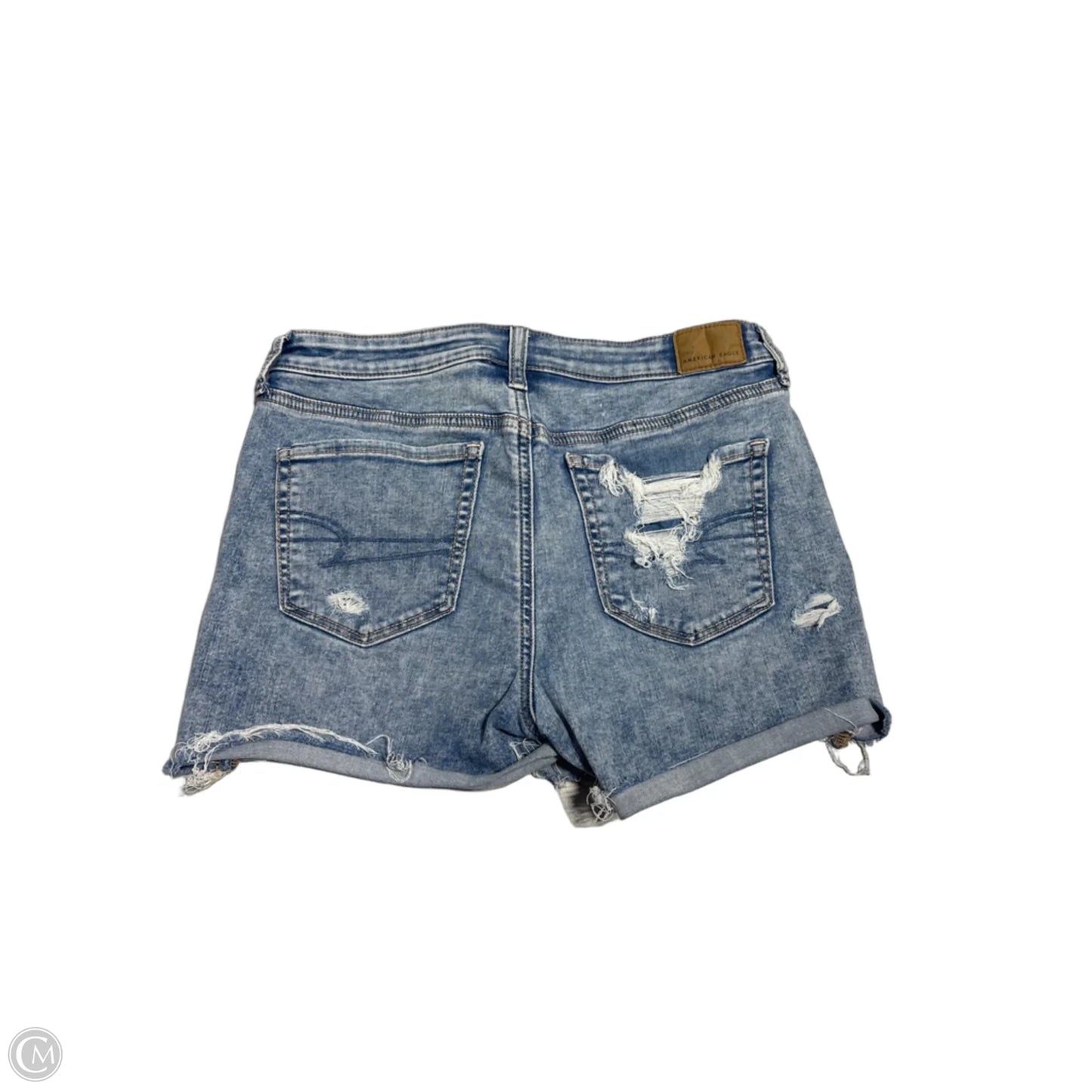 Shorts By American Eagle In Blue Denim, Size: 8