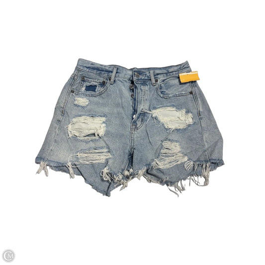 Shorts By American Eagle In Blue Denim, Size: 4