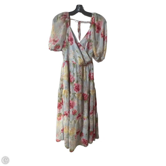 Dress Casual Maxi By Chelsea 28 In Floral Print, Size: Xs