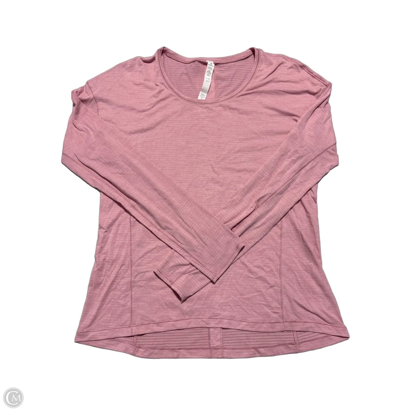Top Long Sleeve By Lululemon In Pink, Size: 8