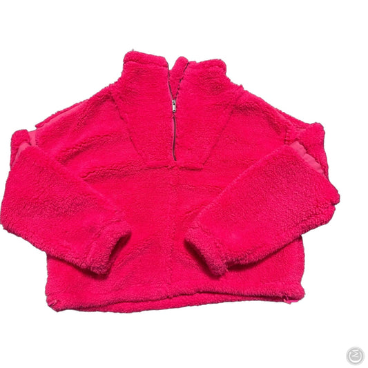 Jacket Faux Fur & Sherpa By Free People In Pink, Size: L