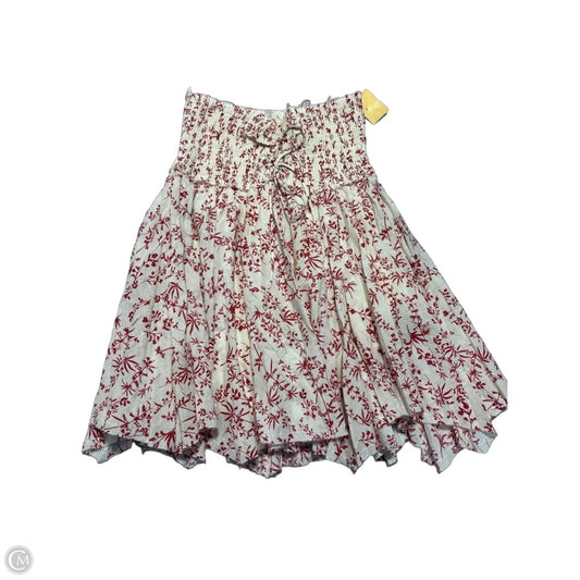 Top Sleeveless By By Together In Cream & Red, Size: M