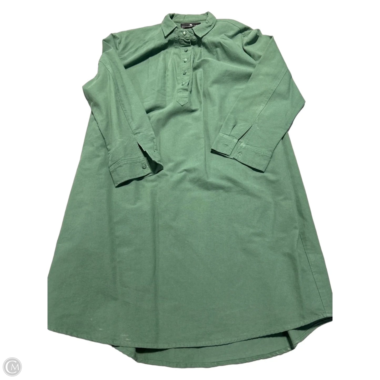 Dress Casual Midi By Pomander Place In Green, Size: M