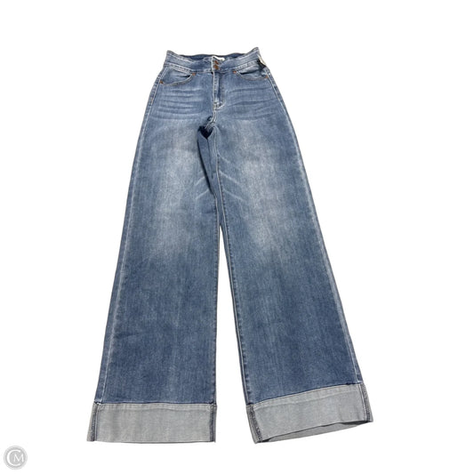 Jeans Flared By Fashion Nova In Blue Denim, Size: 4