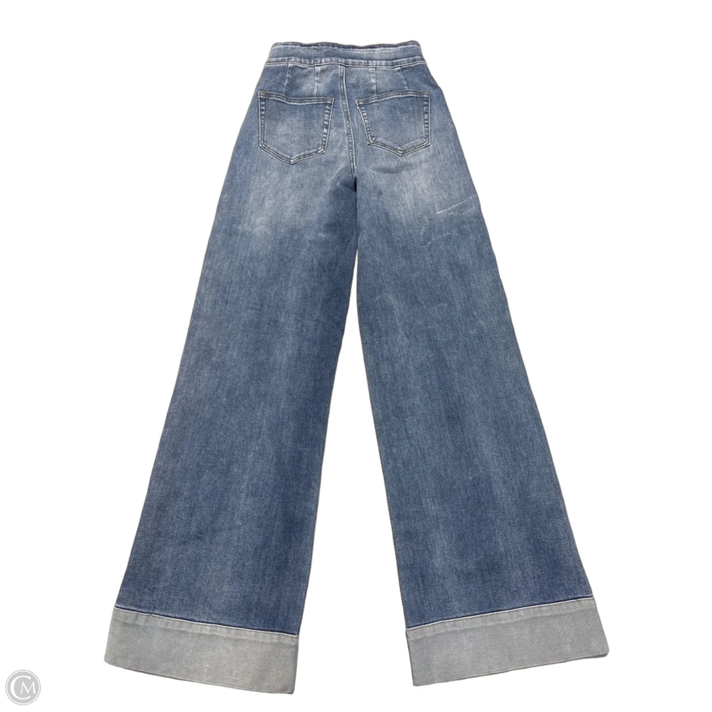 Jeans Flared By Fashion Nova In Blue Denim, Size: 4