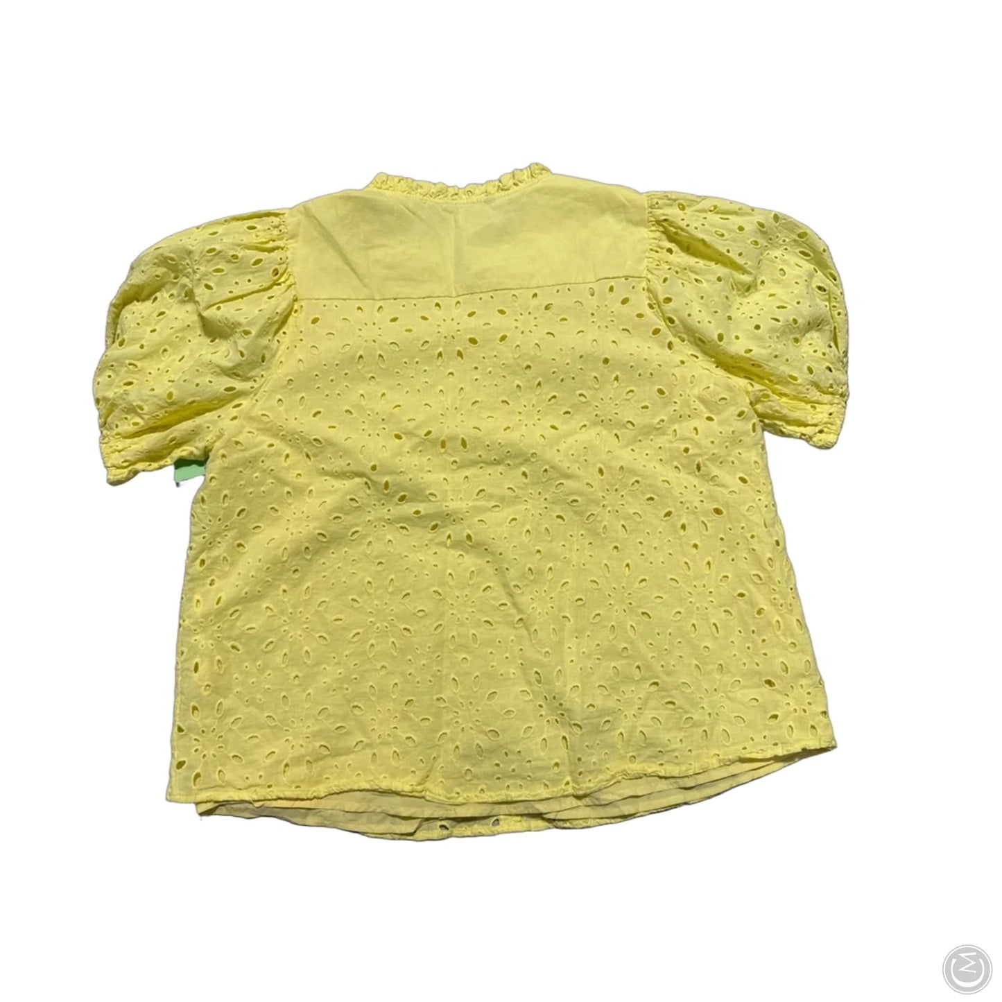 Top Short Sleeve By Prettygarden In Yellow, Size: Xxl