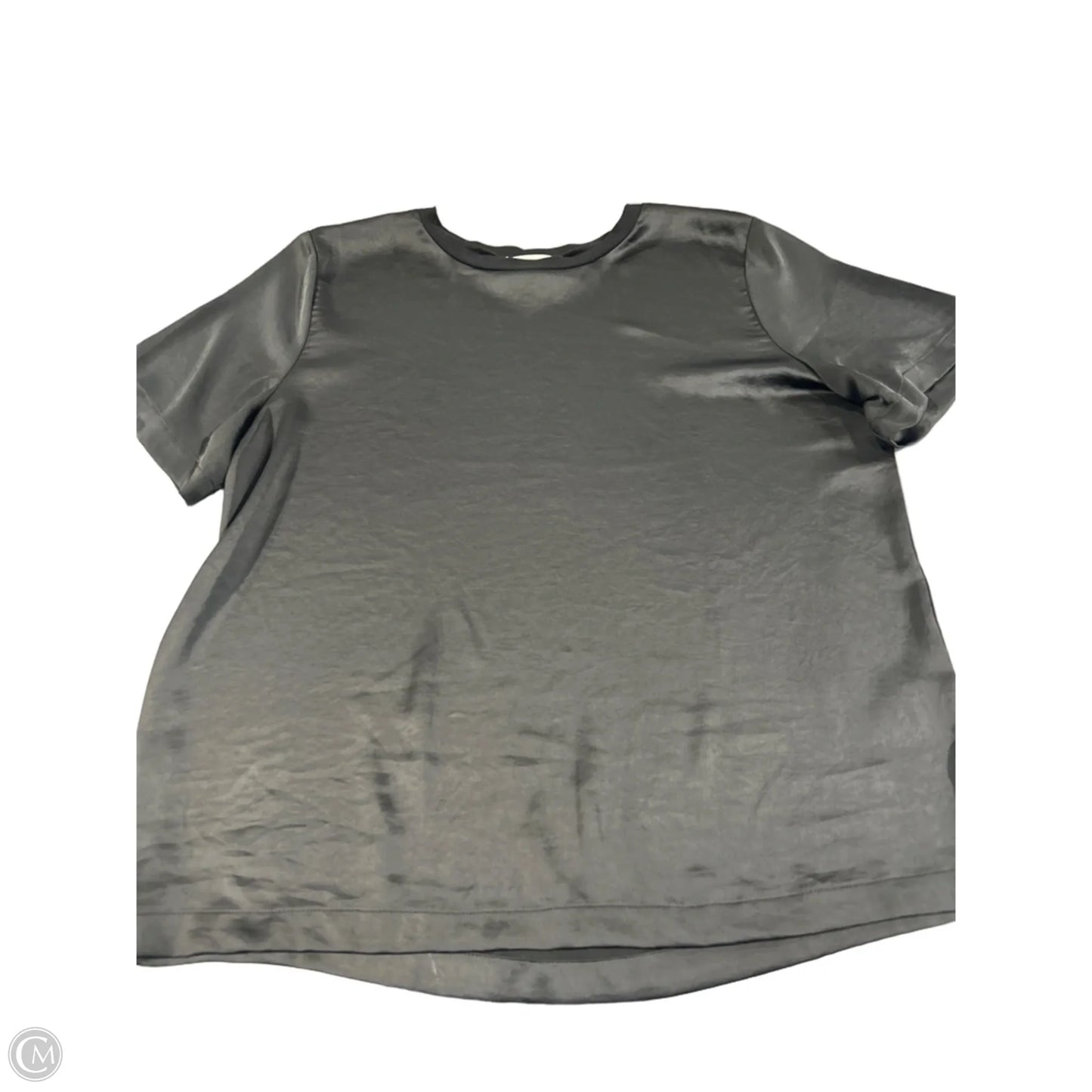Top Short Sleeve By Open Edit In Black, Size: Xl