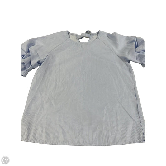 Top Short Sleeve By Cmc In Blue, Size: M