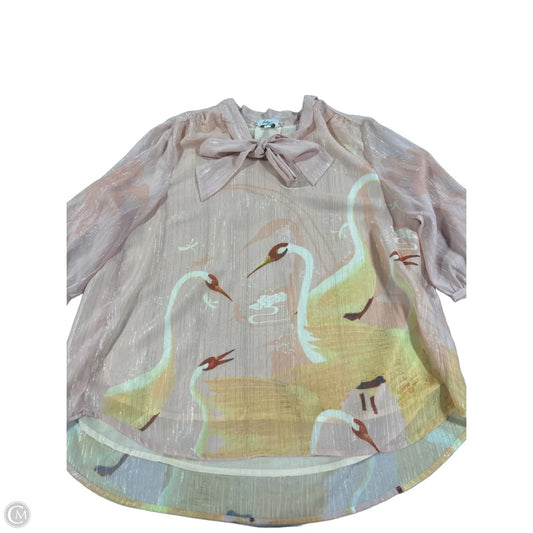 Top Long Sleeve By Lily In Pink, Size: S