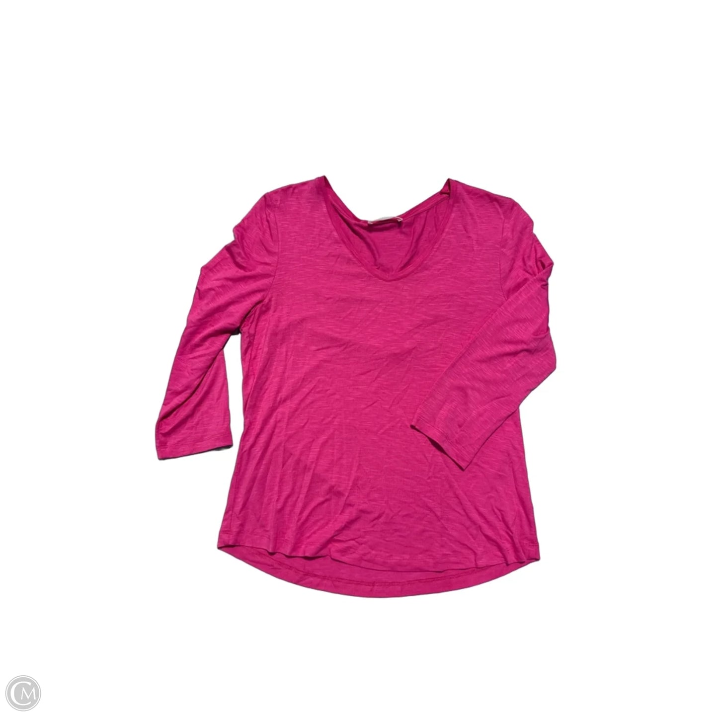 Top Long Sleeve By Kettlewell In Pink, Size: M