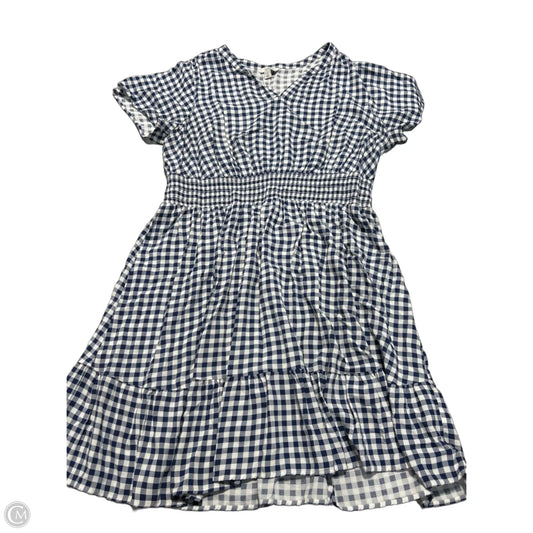 Dress Casual Midi By Croft And Barrow In Plaid Pattern, Size: 1x