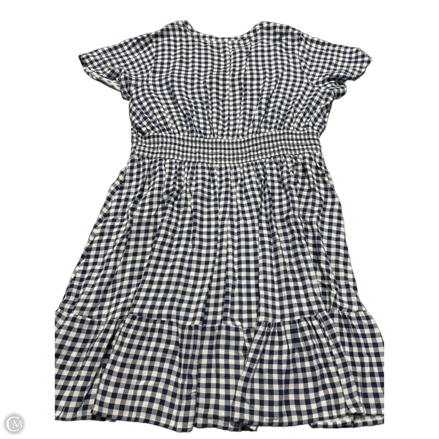 Dress Casual Midi By Croft And Barrow In Plaid Pattern, Size: 1x