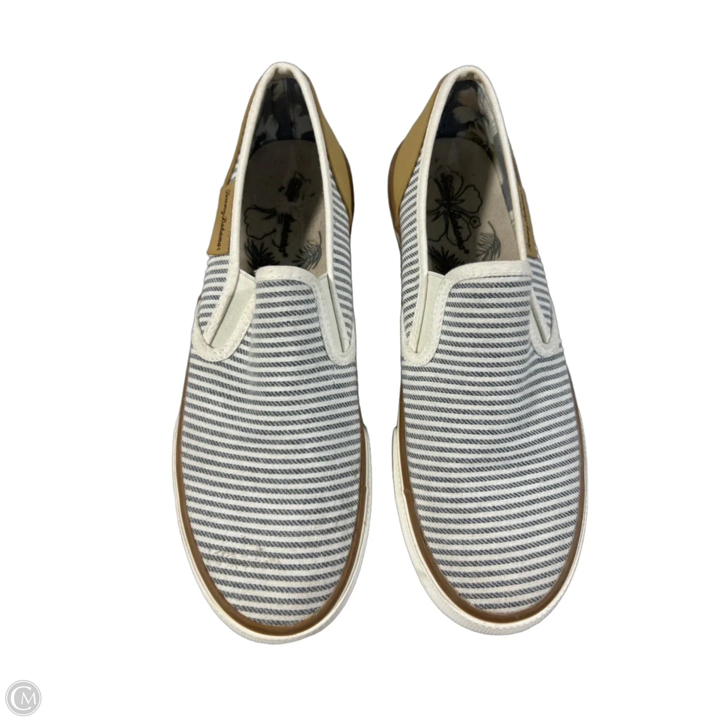 Shoes Flats By Tommy Bahama In Striped Pattern, Size: 8.5