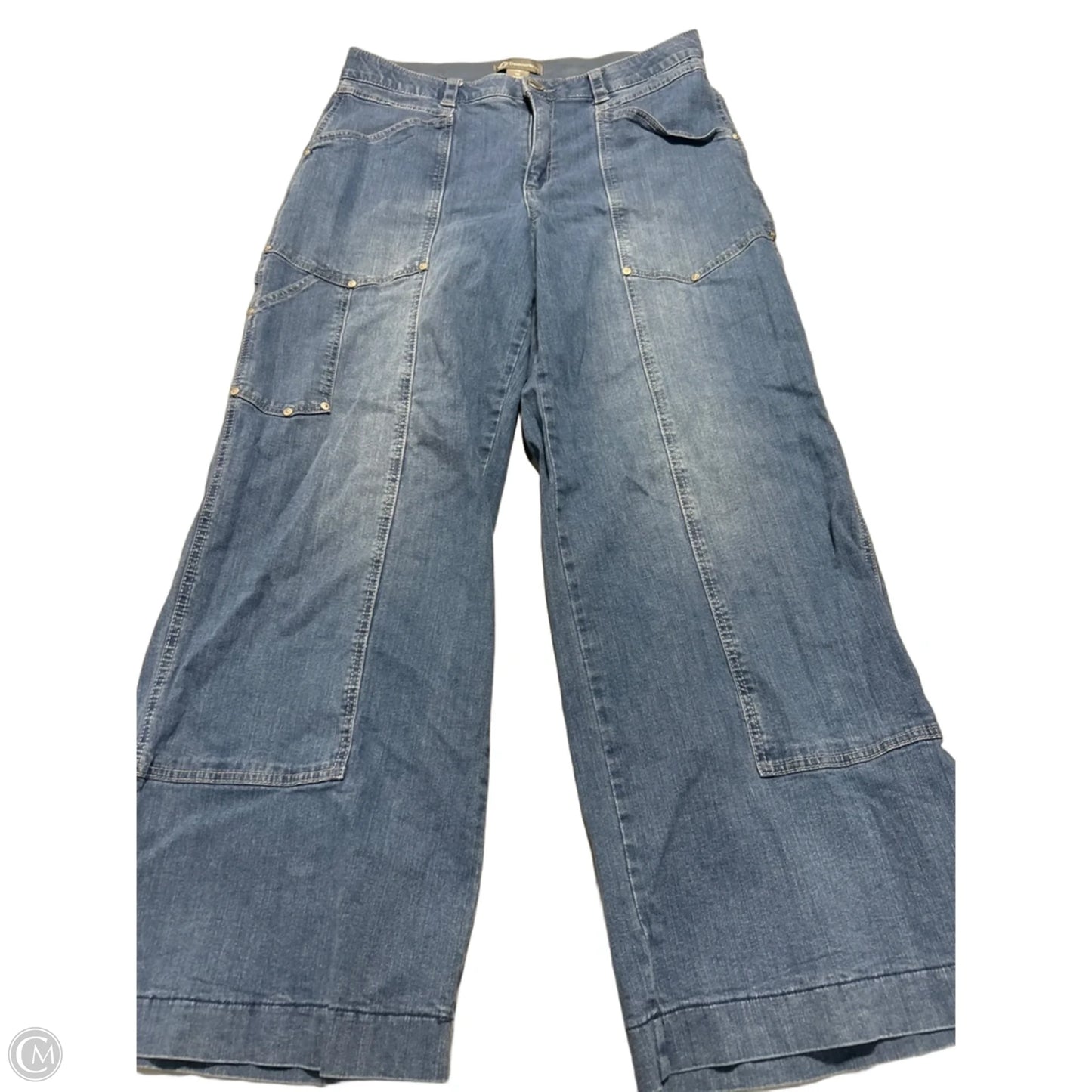 Jeans Wide Leg By Democracy In Blue Denim, Size: 16