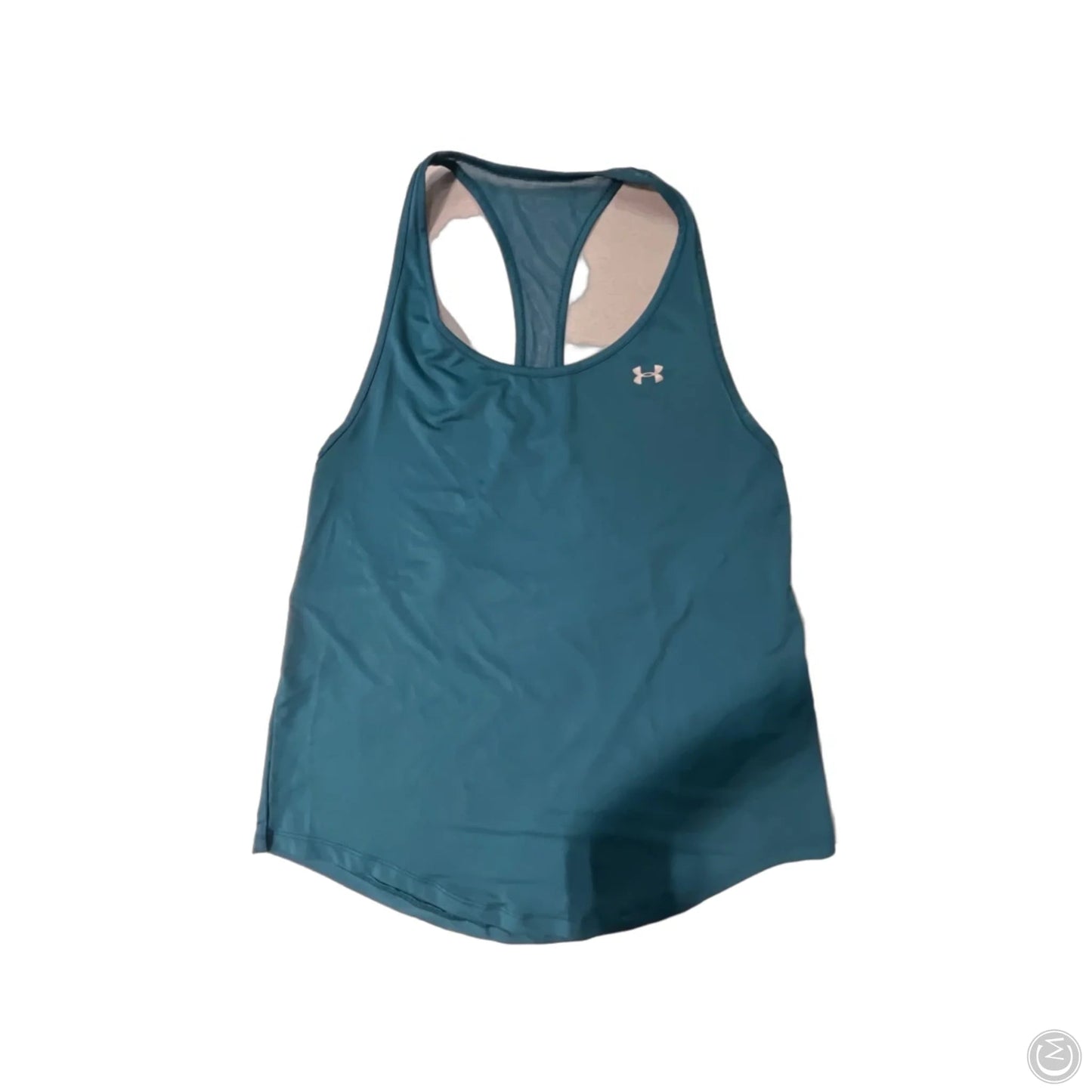 Athletic Tank Top By Under Armour In Teal, Size: L