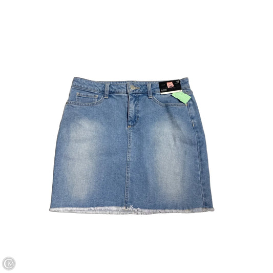 Skirt Mini & Short By Ana In Blue Denim, Size: 10