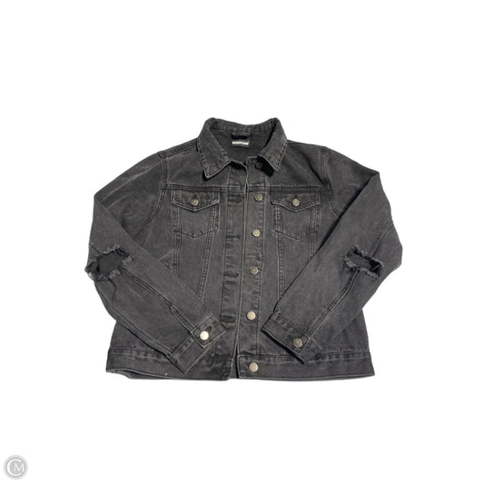 Jacket Denim By Cmc In Black Denim, Size: M