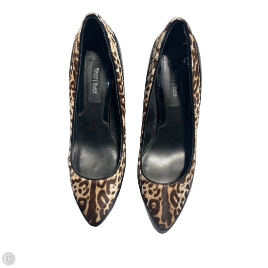 Shoes Heels Block By White House Black Market In Animal Print, Size: 7