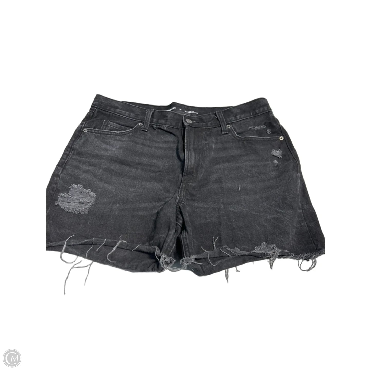 Shorts By Old Navy In Black Denim, Size: 14