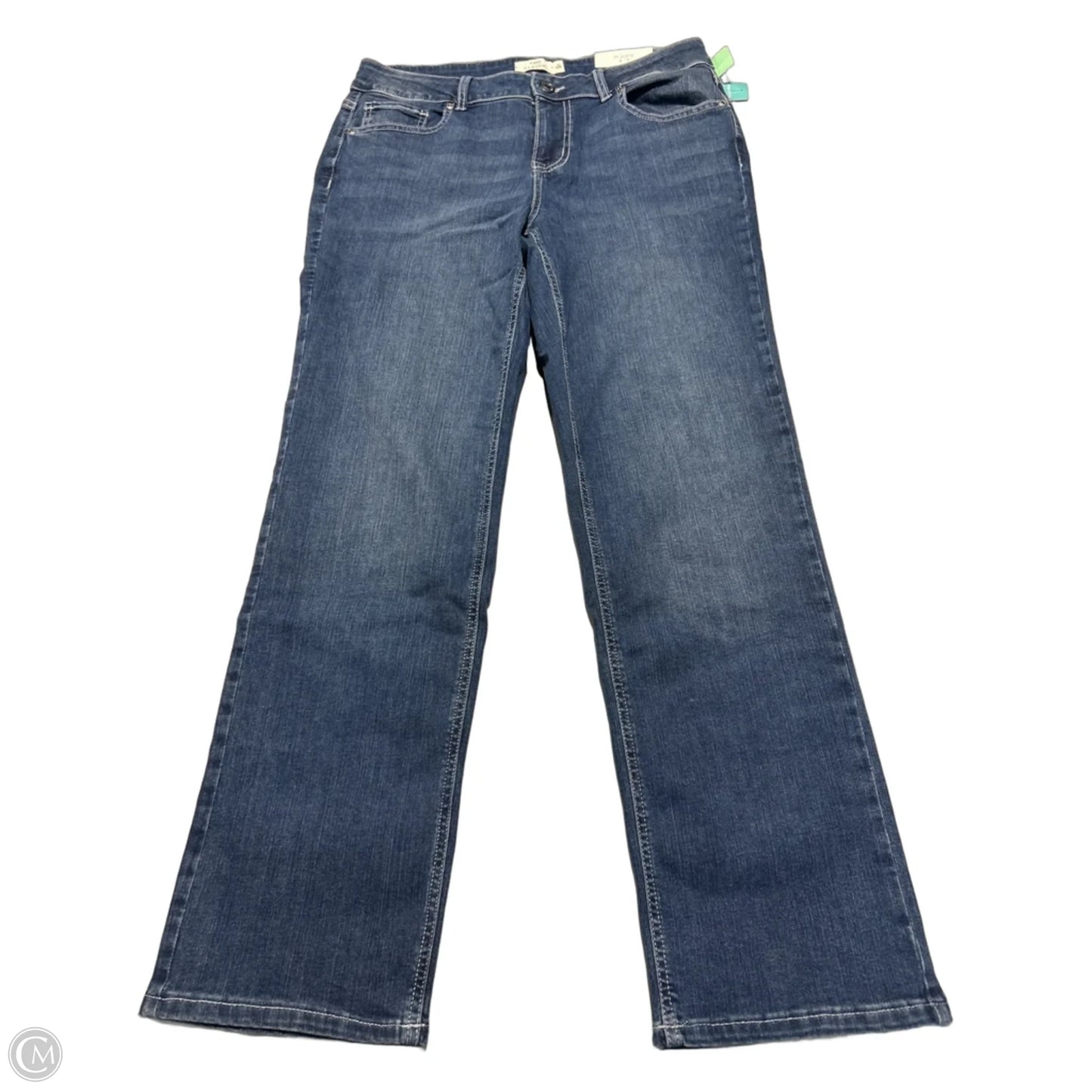 Jeans Straight By Maurices In Blue Denim, Size: 12