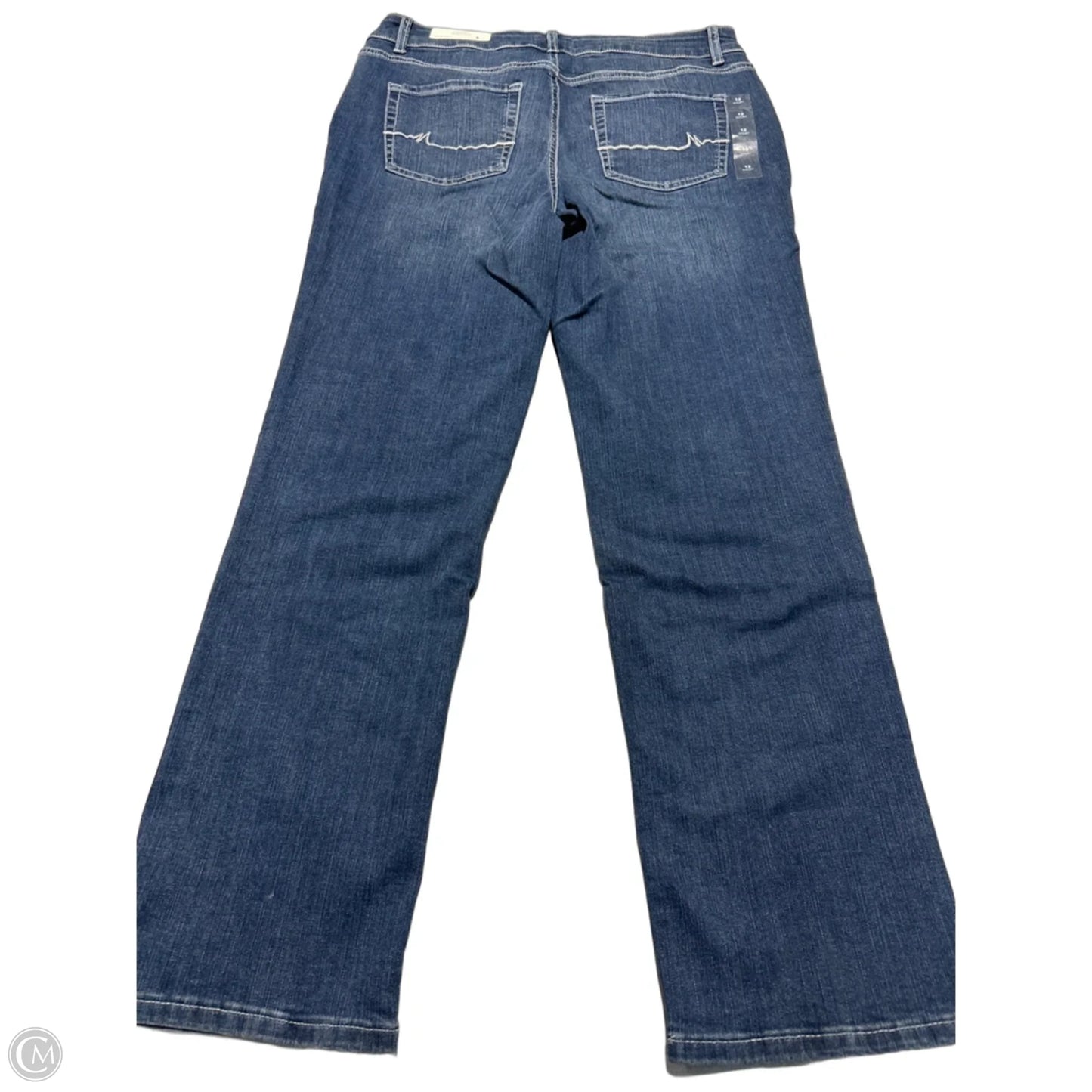 Jeans Straight By Maurices In Blue Denim, Size: 12