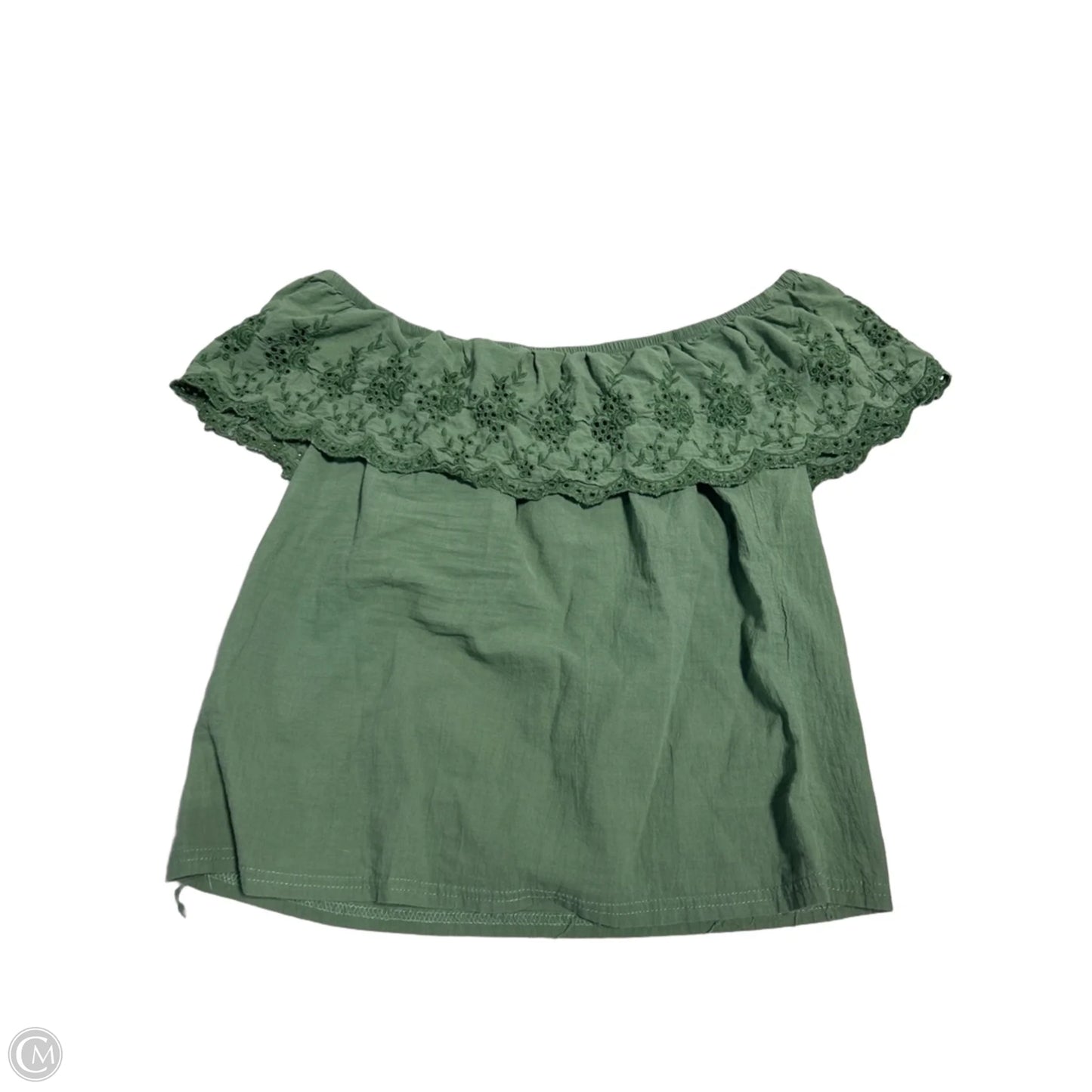 Top Short Sleeve By Mi Ami In Green, Size: M