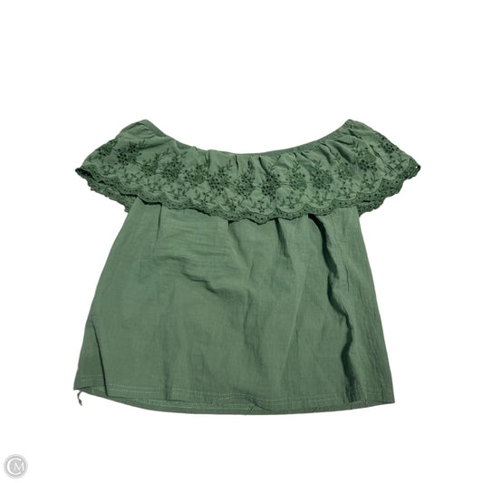 Top Short Sleeve By Mi Ami In Green, Size: M
