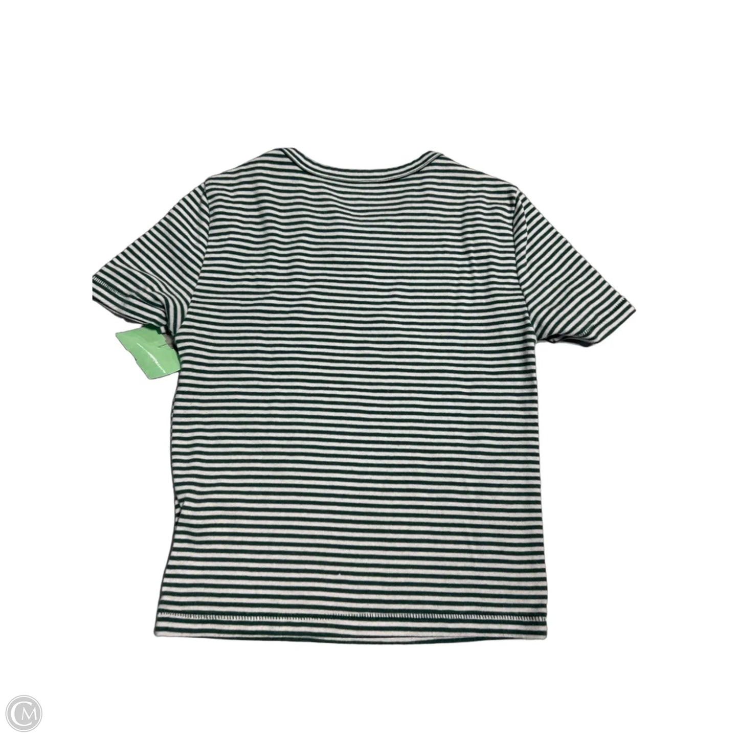 Top Short Sleeve By American Eagle In Striped Pattern, Size: Xs