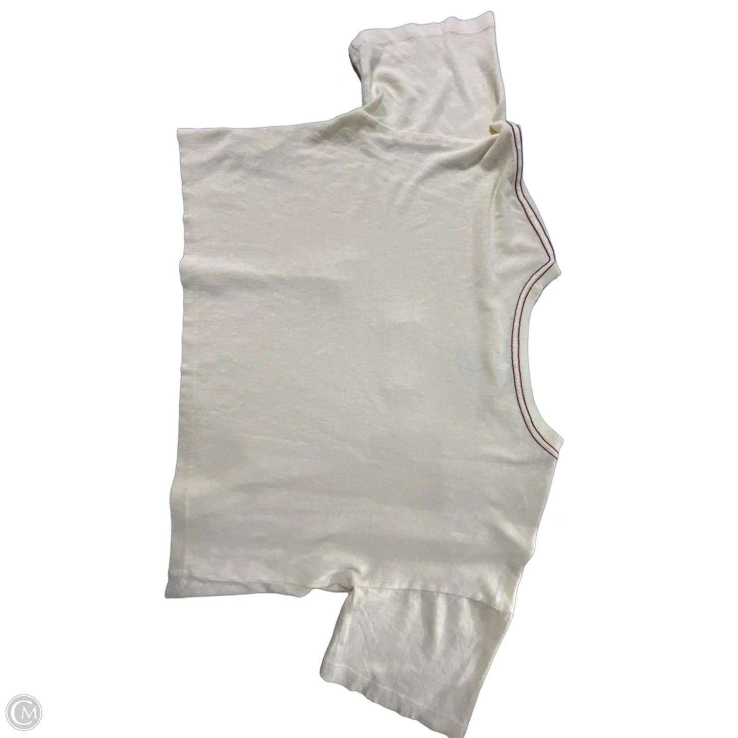 Top Short Sleeve By Cmc In Yellow, Size: S