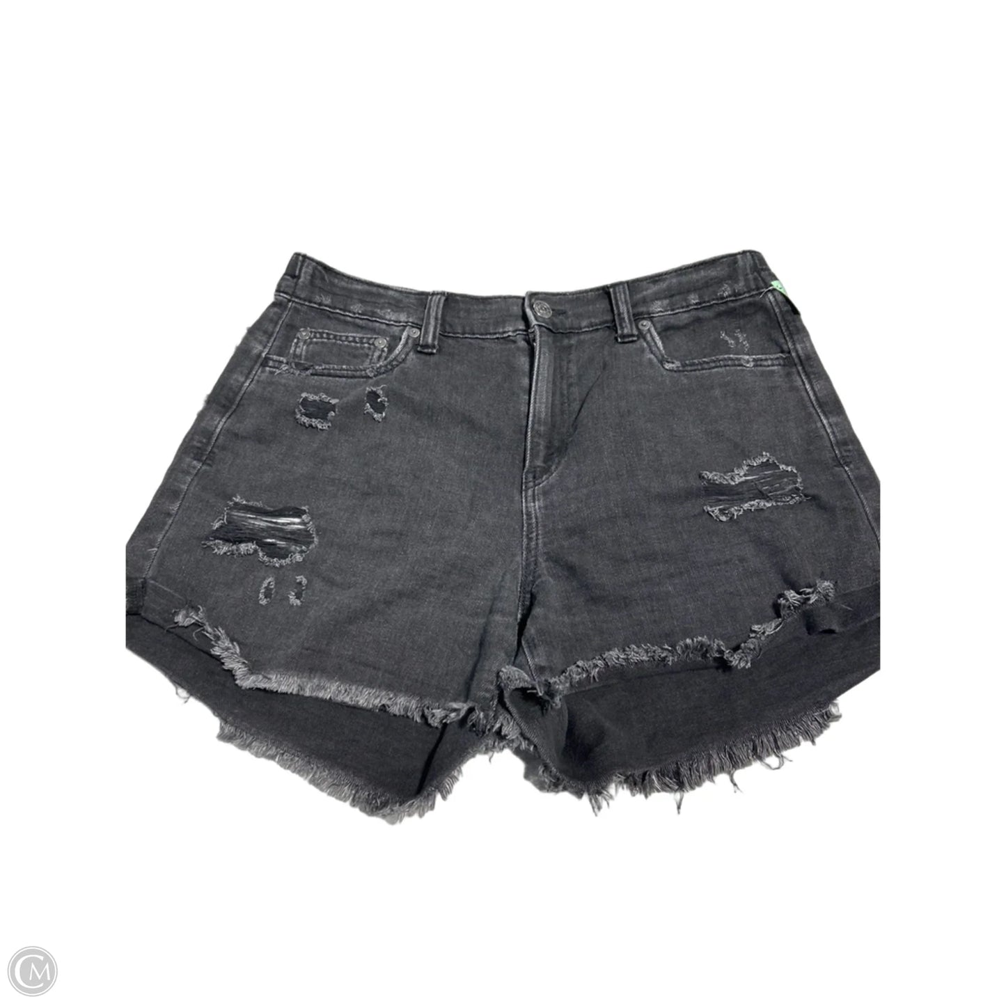 Shorts By Aerie In Black Denim, Size: M