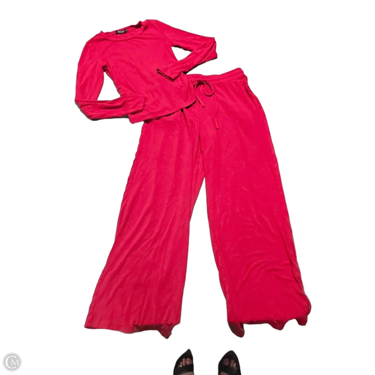 Lounge Set Pants By Automet In Red, Size: S