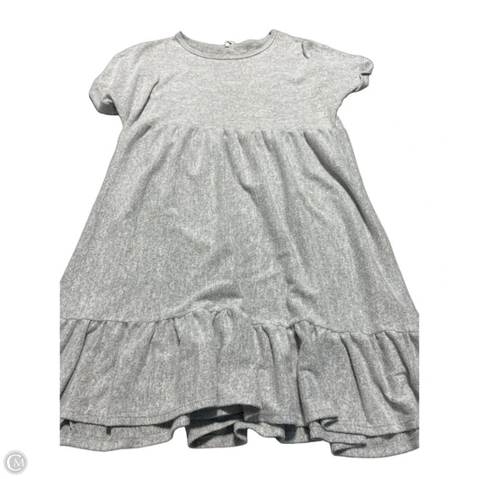 Dress Casual Midi By Beeson River In Grey, Size: Xxl
