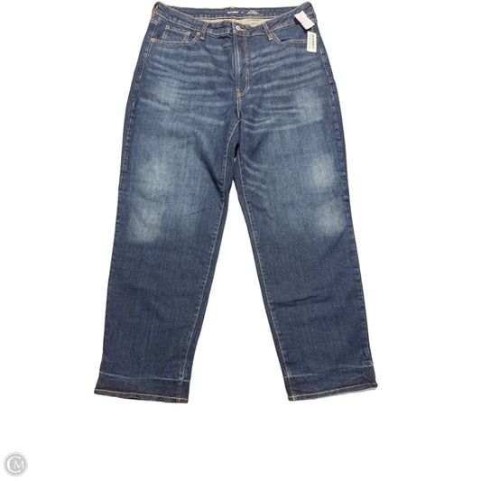 Jeans Straight By Old Navy In Blue Denim, Size: 18