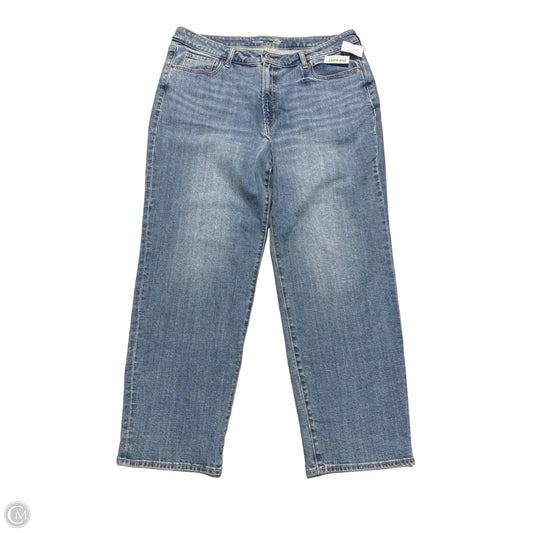 Jeans Straight By Old Navy In Blue Denim, Size: 18