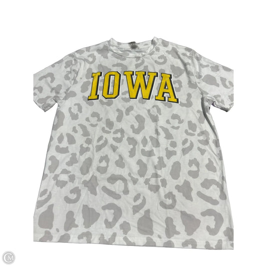 Top Short Sleeve By Gameday Couture In Animal Print, Size: L