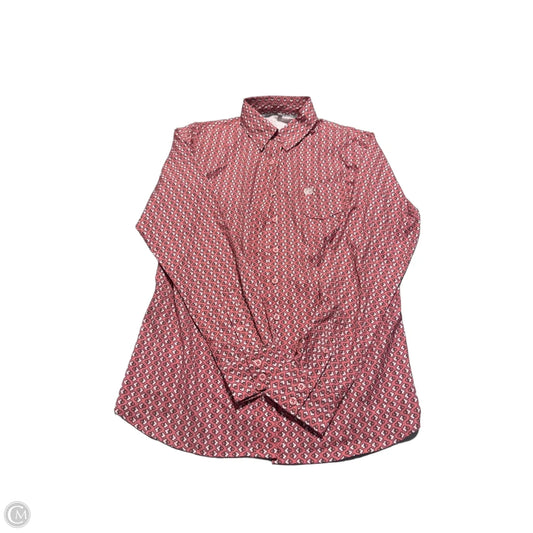 Top Long Sleeve By Cmc In Pink, Size: L