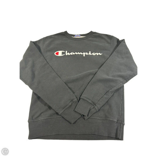 Sweatshirt Crewneck By Champion In Black, Size: S