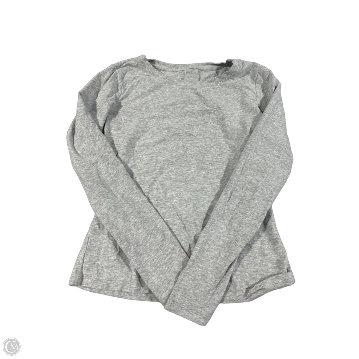 Top Long Sleeve By Cmc In Grey, Size: S