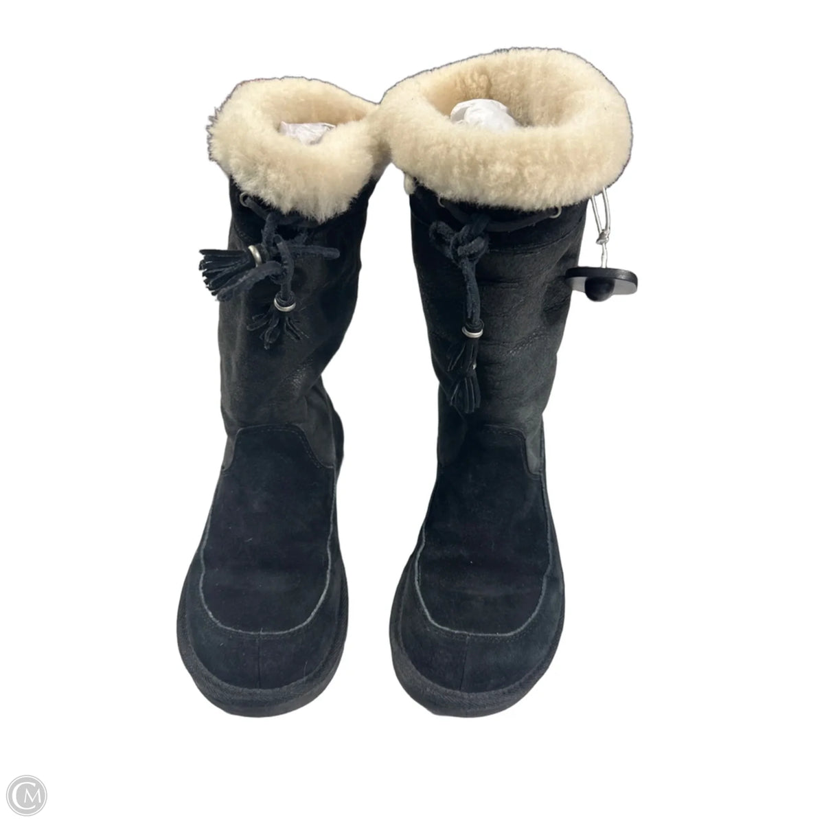 Boots Designer By Ugg In Black, Size: 9