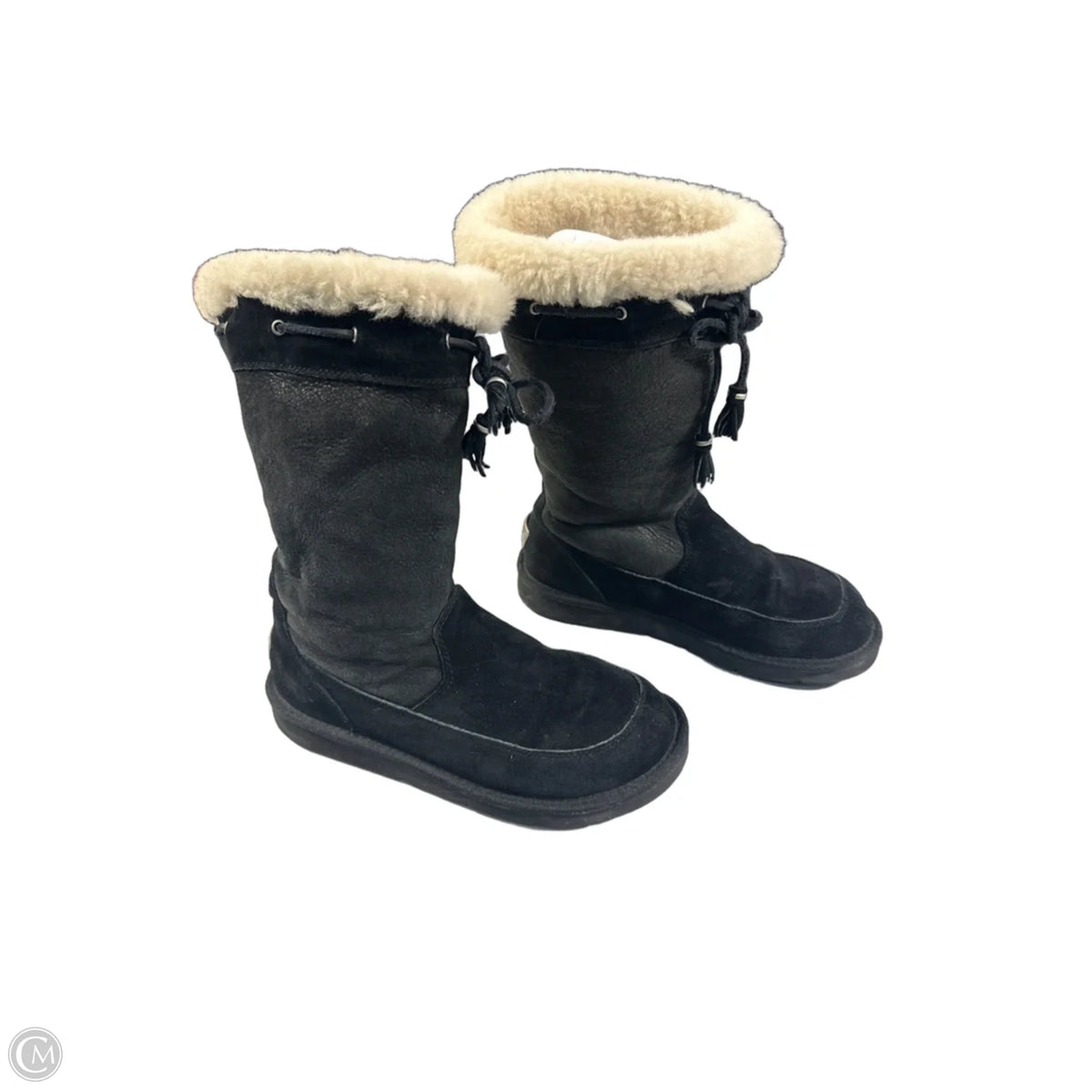 Boots Designer By Ugg In Black, Size: 9
