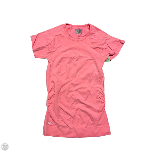 Athletic Top Short Sleeve By Athleta In Pink, Size: S