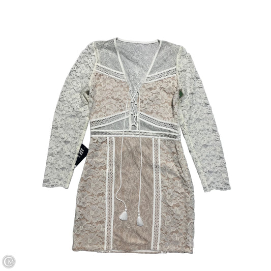 Dress Casual Short By Express In White, Size: M