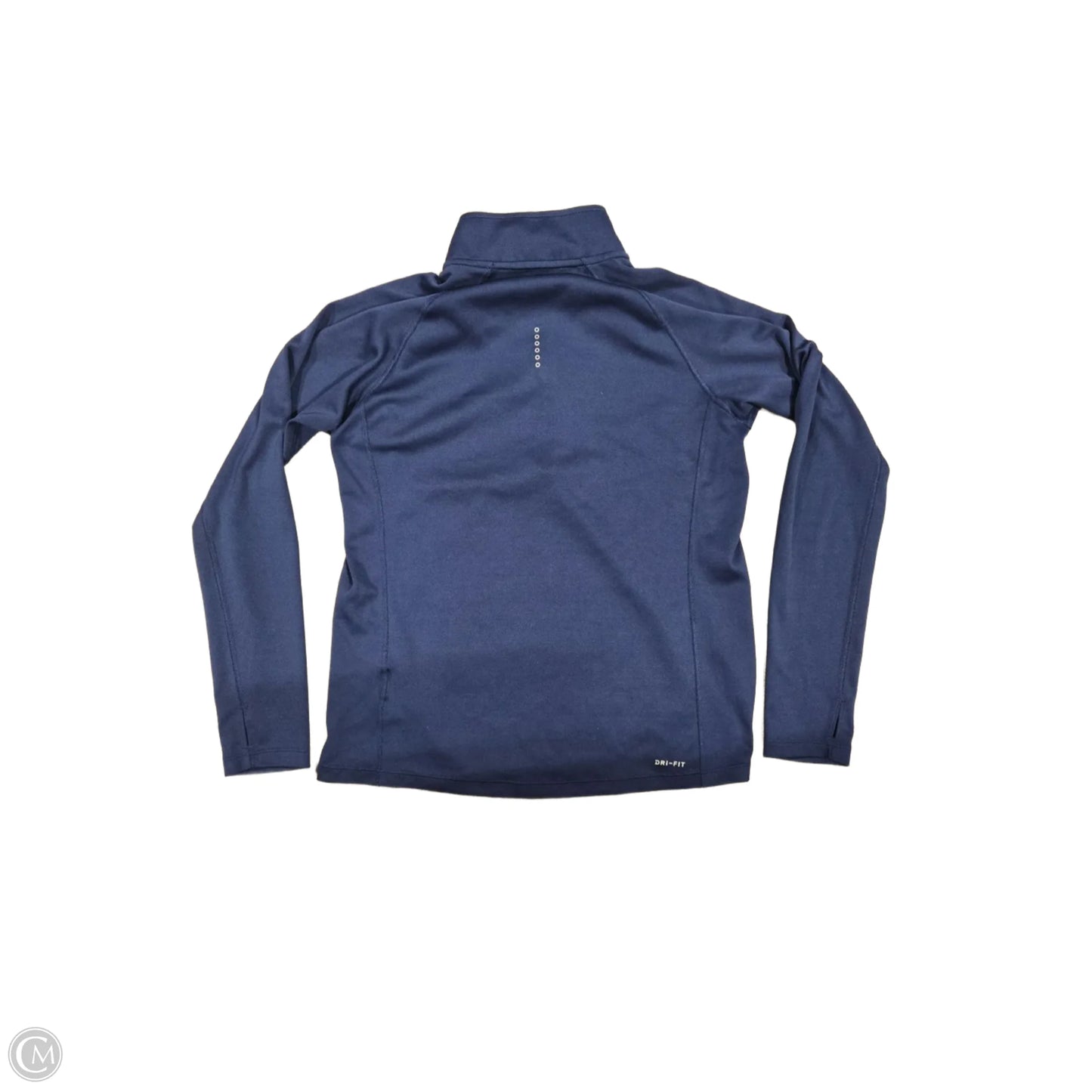 Athletic Jacket By Nike In Blue, Size: M