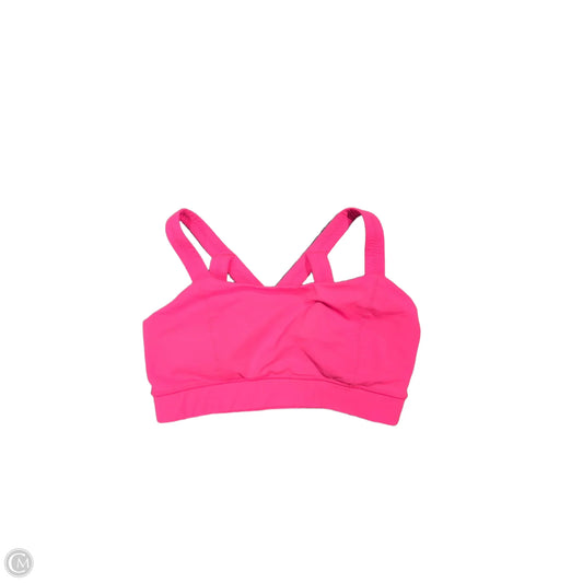 Athletic Bra By Lululemon In Pink, Size: M