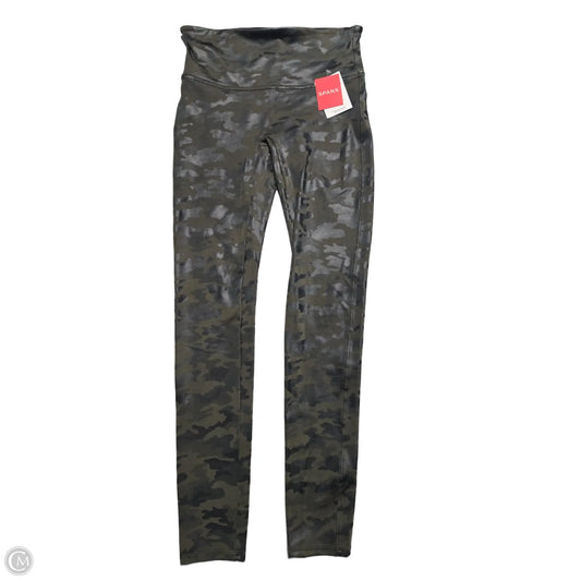 Athletic Leggings By Spanx In Camouflage Print, Size: M